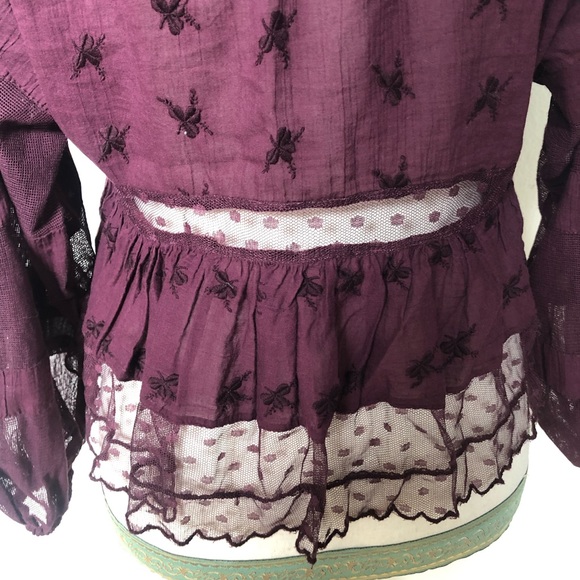 [Free People] Nostalgic Feels Blouse - Picture 6 of 8